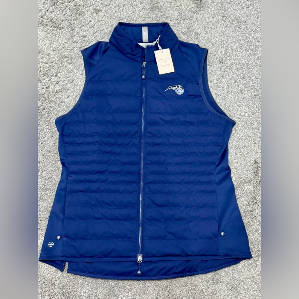 NWT Peter Millar Fuse Elite Hybrid Vest-Orlando Magic-Navy- size M